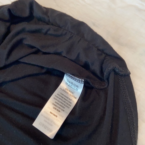 Rachel Zoe black knit faux wrap top. SZ Large - Picture 4 of 6